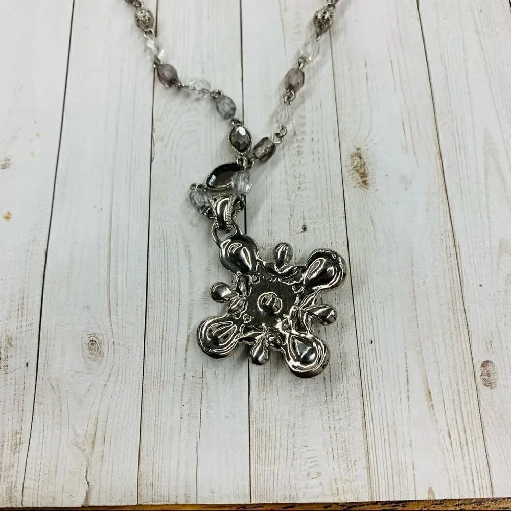 Smoky Crystal Necklace‎